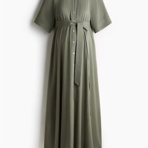 H&M Mama Maternity Green Maxi Dress
